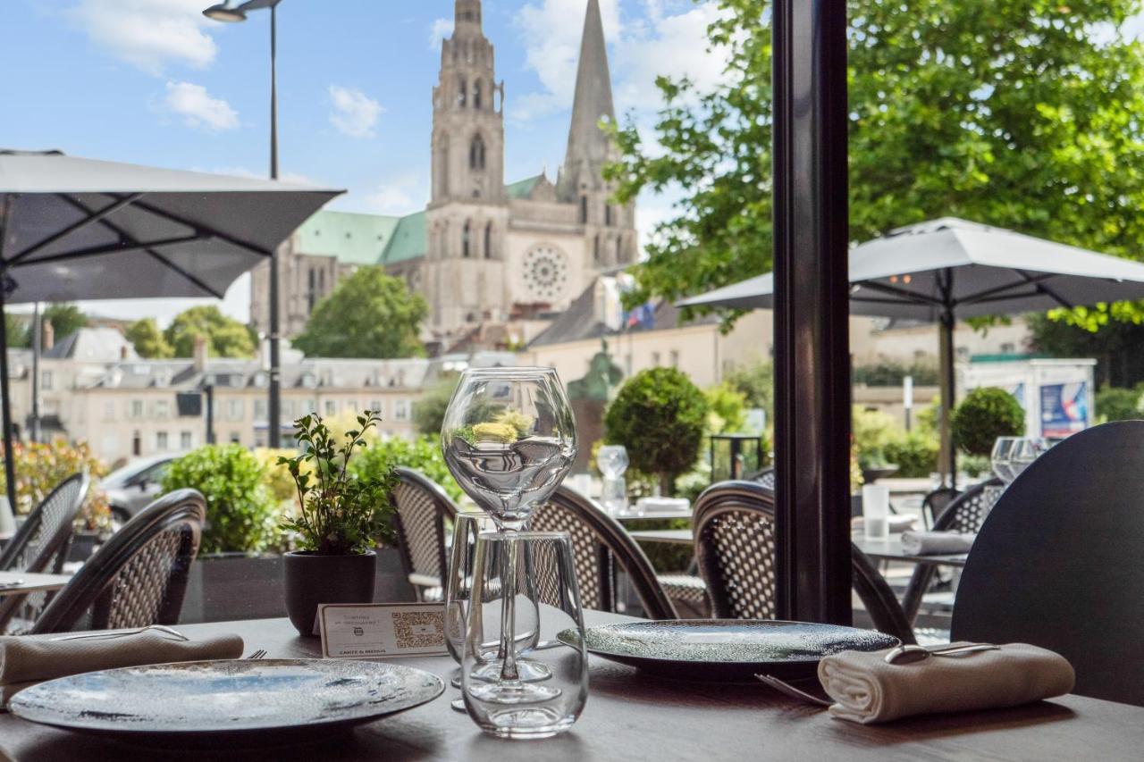 Le Boeuf Couronne - Hotel & Restaurant Chartres- Logis Hotels Exterior foto